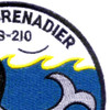 SS-210 USS Grenadier Patch | Upper Right Quadrant