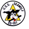 SS-197 USS Seawolf Patch
