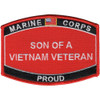 Son Of A Vietnam Veteran Patch USMC