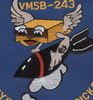 VSMB-243 Patch Flying Goldbricks | Center Detail 