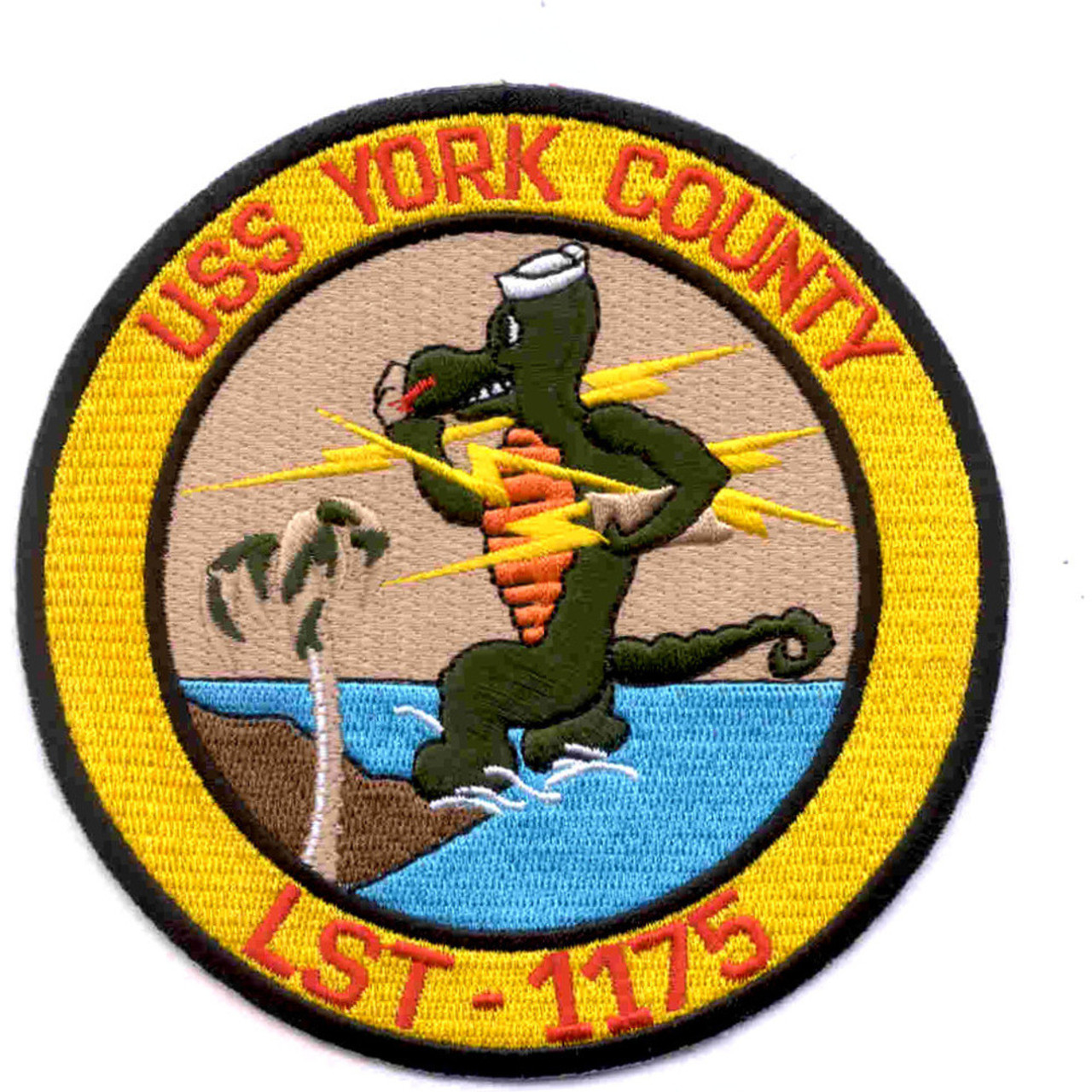 USS Graham County LST-1176 Tank Landing Ship Patch | Amphibious Ship