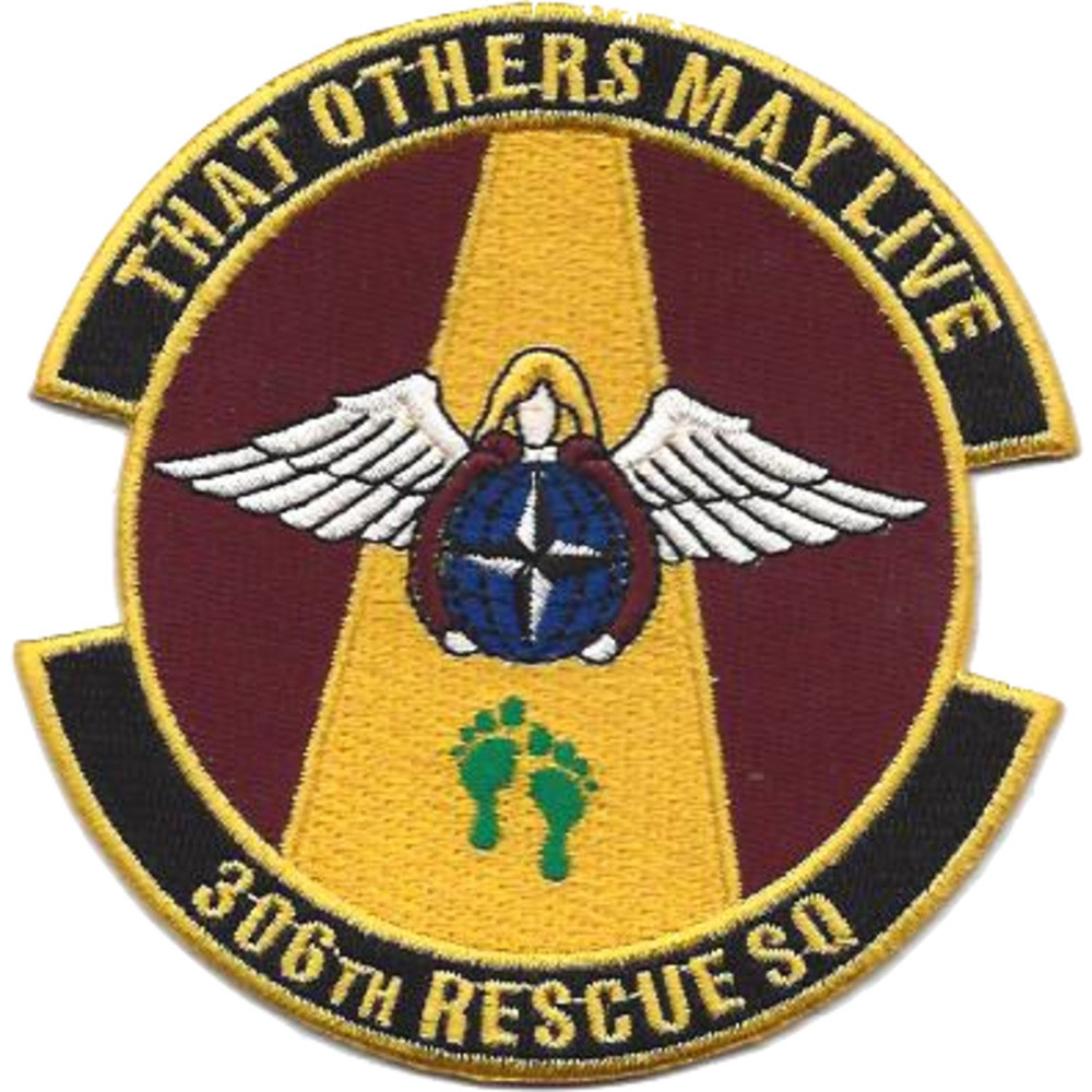 306 Rqs 306th Rescue Squadron Patch | Squadron Patches | Air Force Patches ...