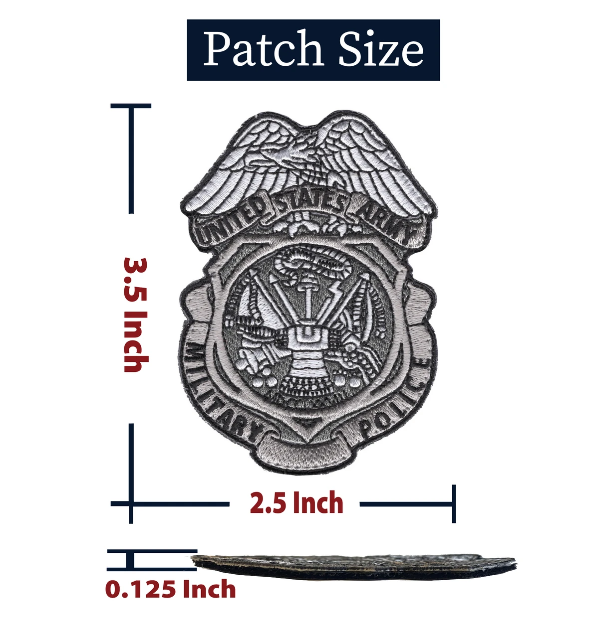 Military Police Badge US Army M.P. Hook And Loop Patch | Specialty ...