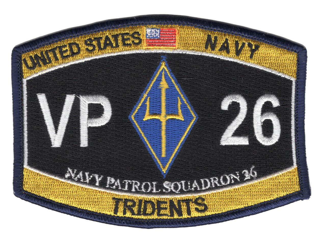 VP-26 Tridents Hat Patch | Squadron Patches | Navy Patches