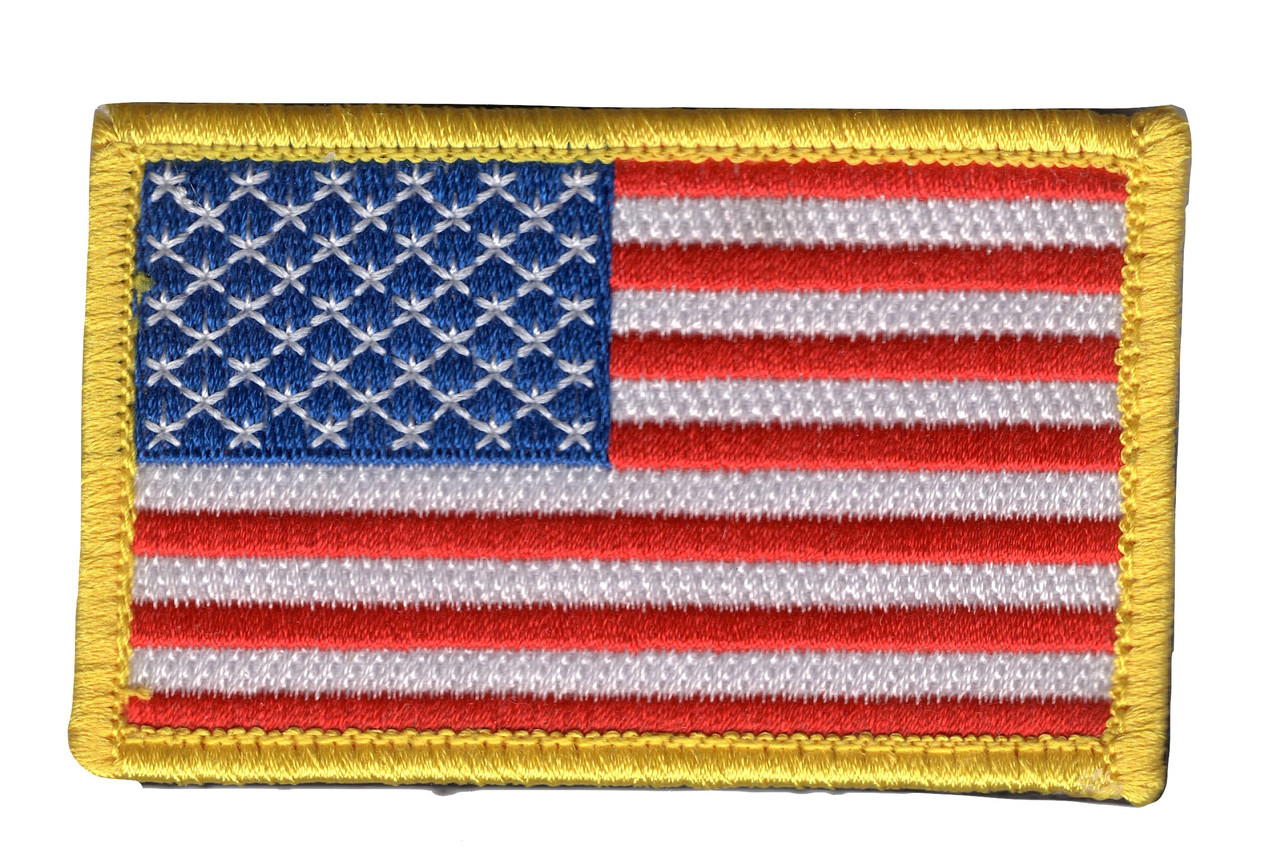 United States Hook and Loop Flag Patch, Patriotic Patches