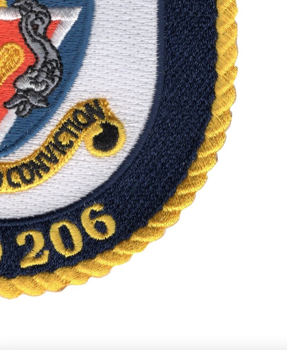 T-AO 206 USNS Harvey Milk Patch | Auxiliary Ship Patches | Navy