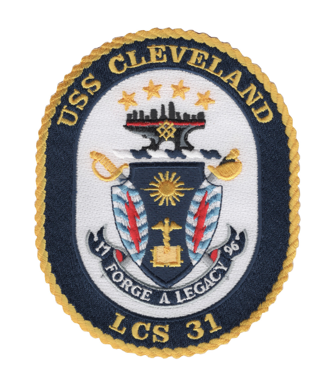USS Cleveland LCS-31 Patch | Amphibious Ship Patches | Navy