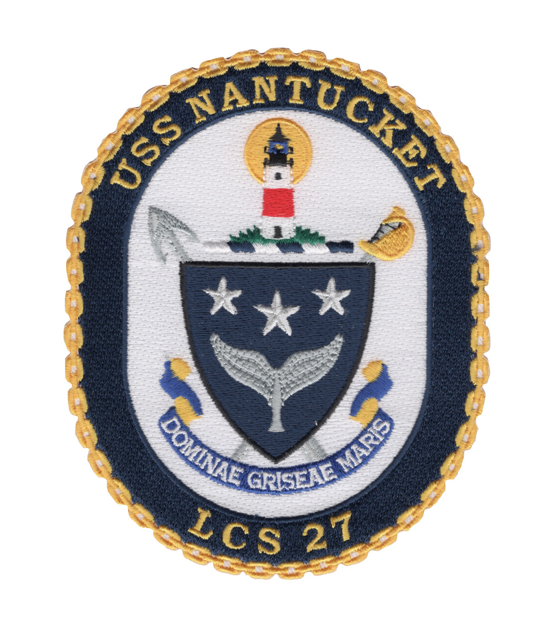 USS Nantucket LCS-27 Patch | Amphibious Ship Patches | Navy Patches