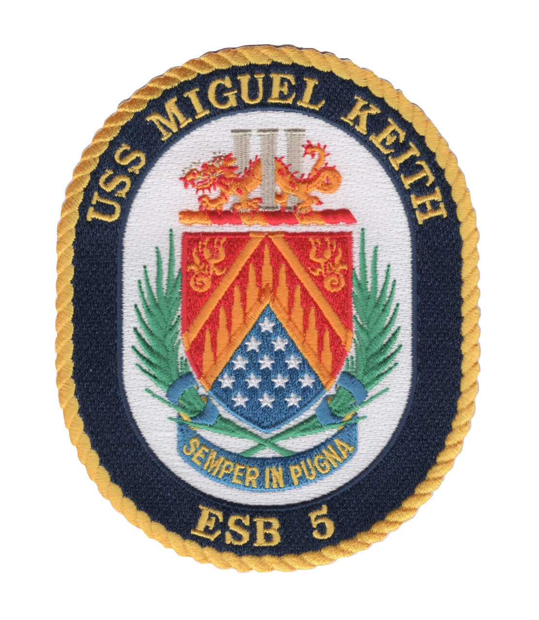 USS Miguel Keith ESB-5 Patch | Ship Patches | Navy Patches