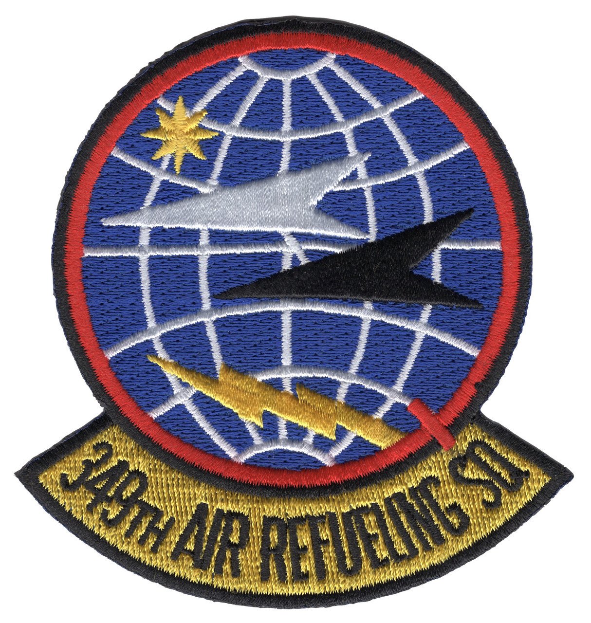 6 ARS American Flag Patch  6th Air Refueling Squadron Patches