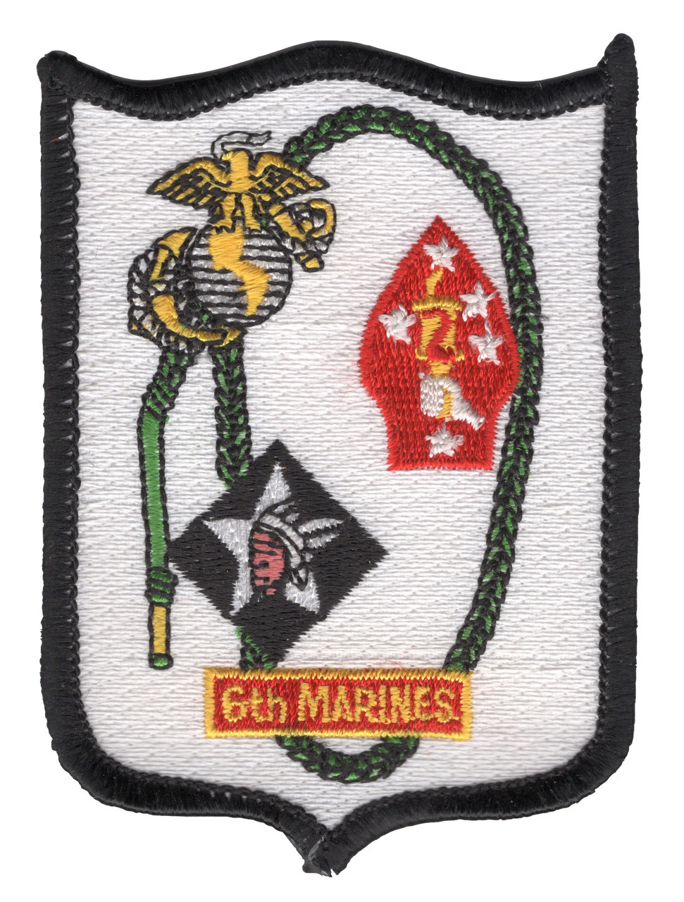 U.S. Marines Veteran - Embroidered Iron-On Patch