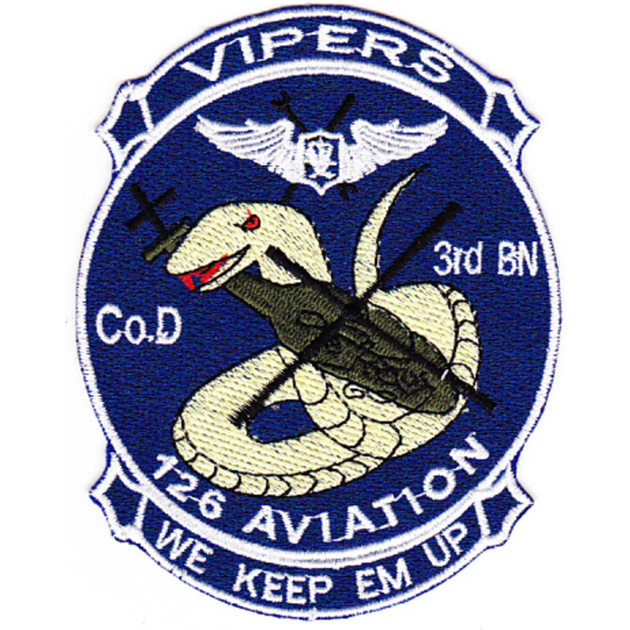 3rd Squadron 126th Aviation Regiment D Company Patch
