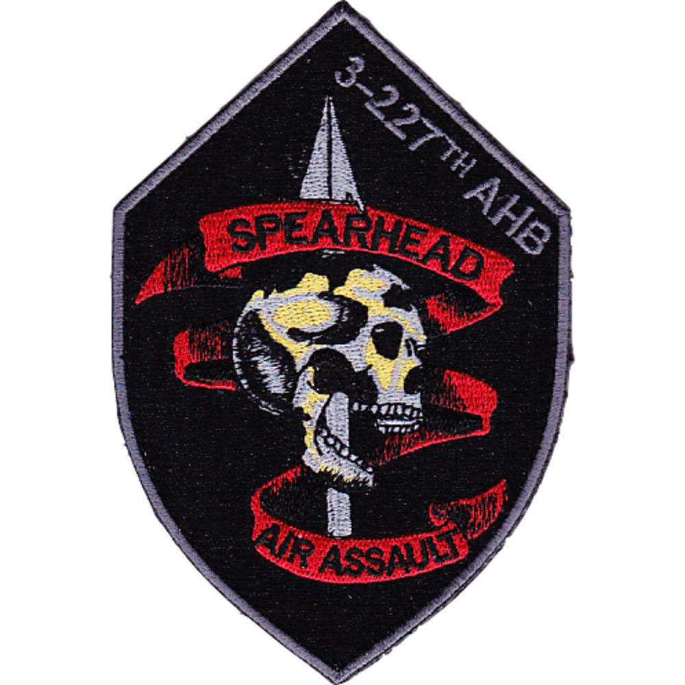 3rd Battalion 227th Aviation Air Assualt Regiment Patch Hook And