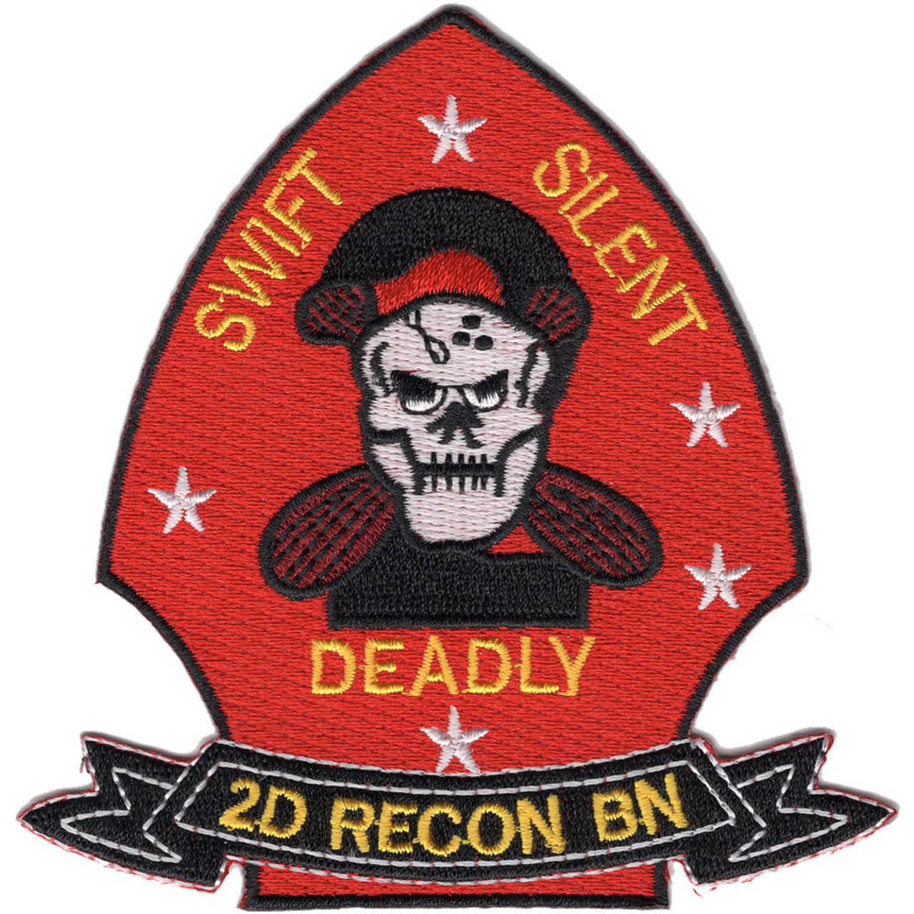 2nd Reconnaissance Battalion Patch Swift Silent Deadly