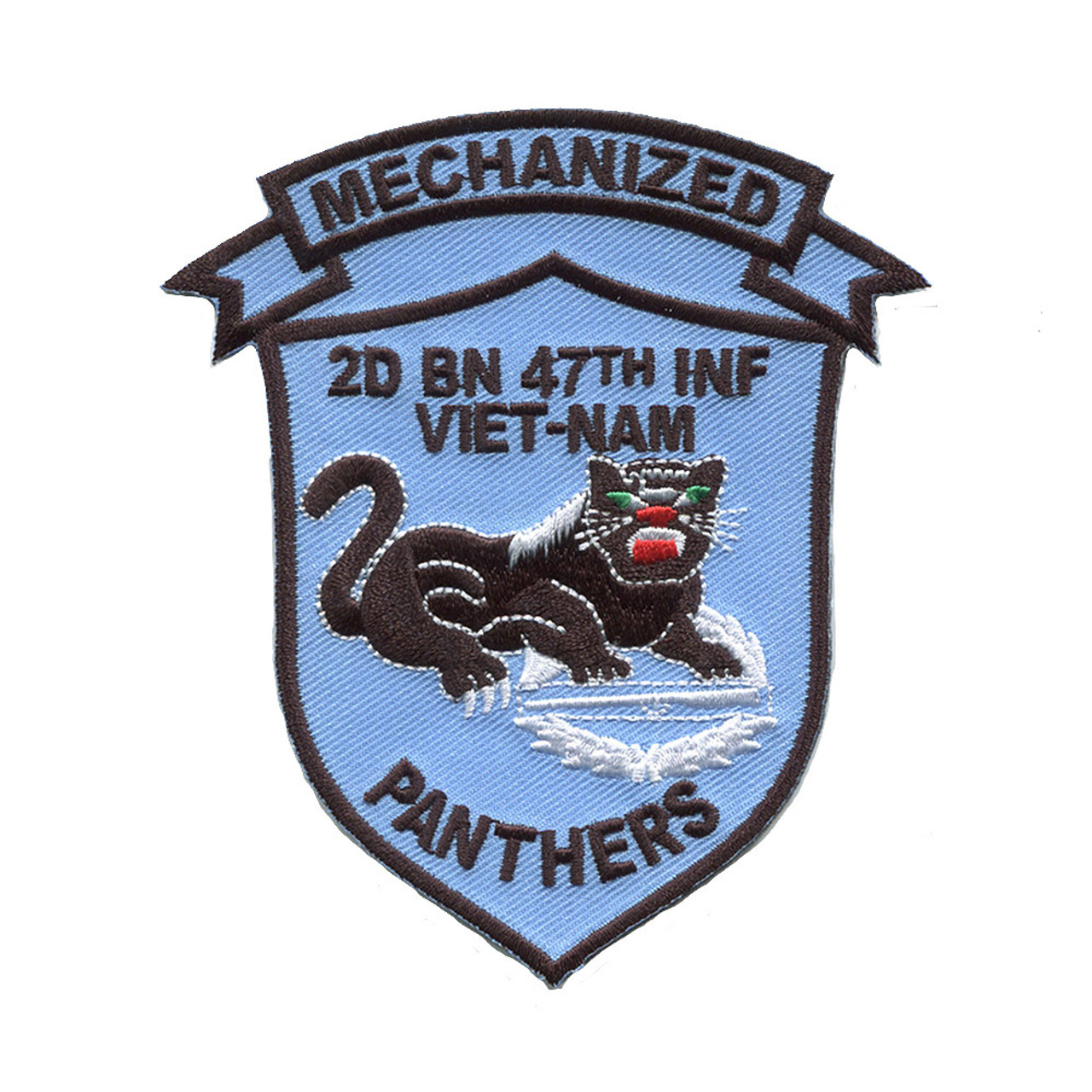 2nd Battalion 47th Infantry Regiment Patch Mechanized Viet