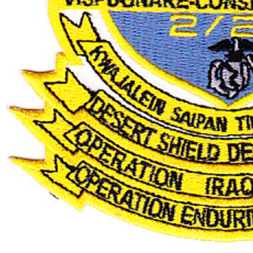 2nd Battalion 25th Marines 4th Division Vietnam Patch | Ground