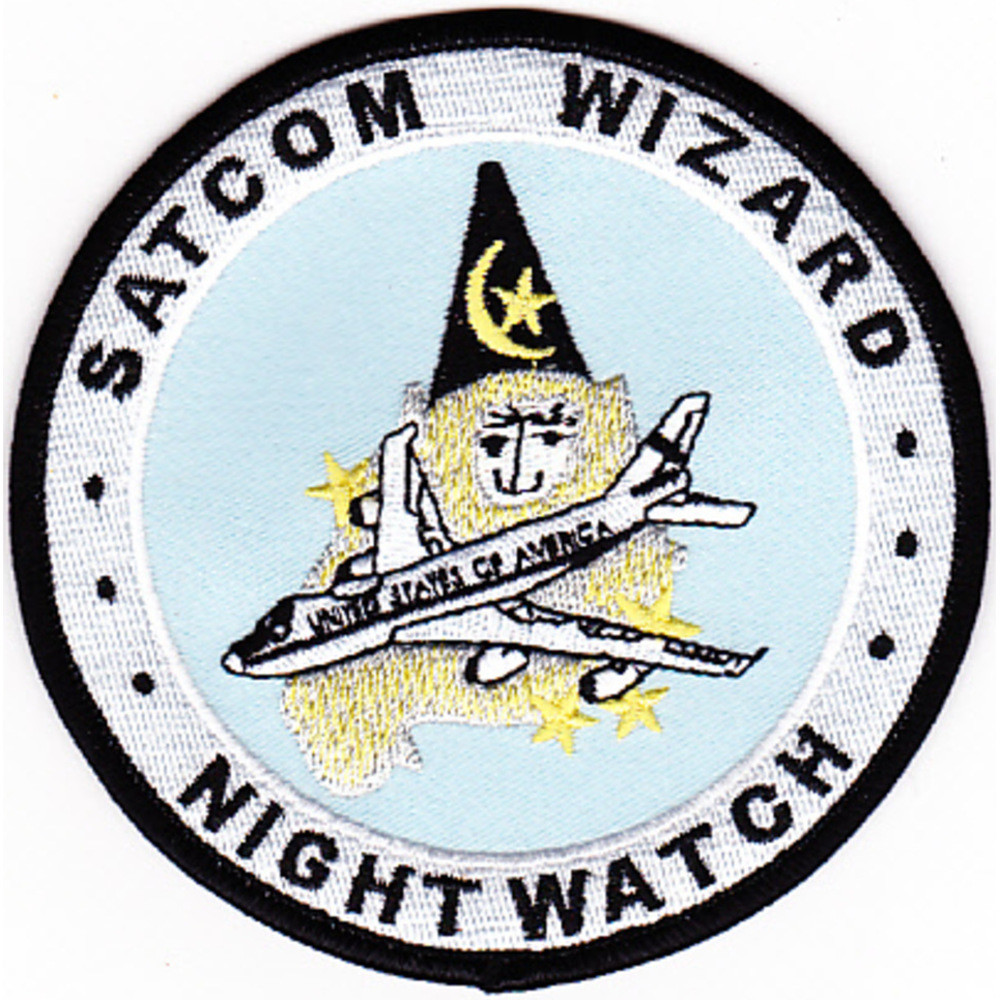 1st Airborne Command And Control Squadron Satcom Wizard Patch