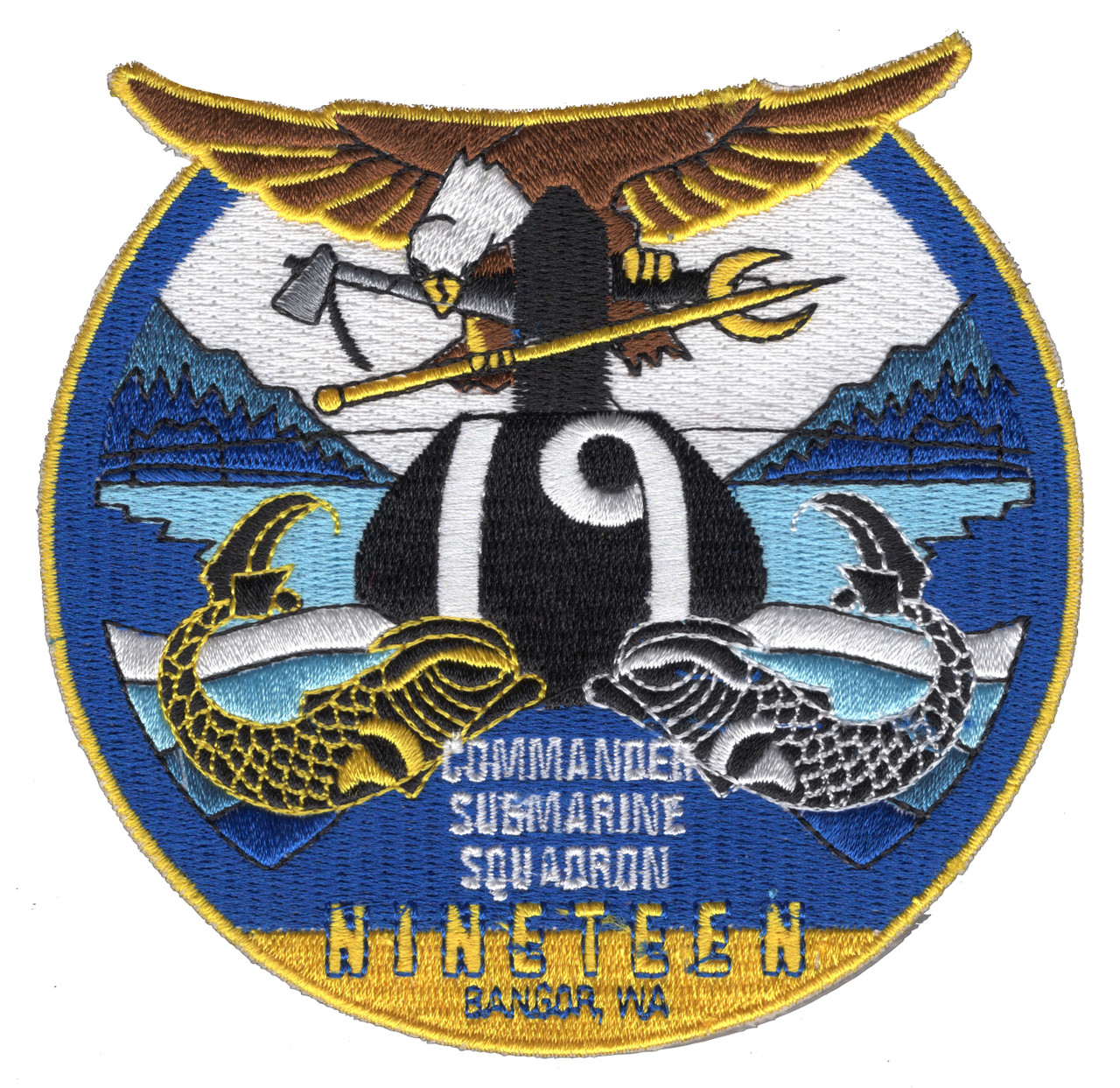 19th Commander Submarine Squadron Patch
