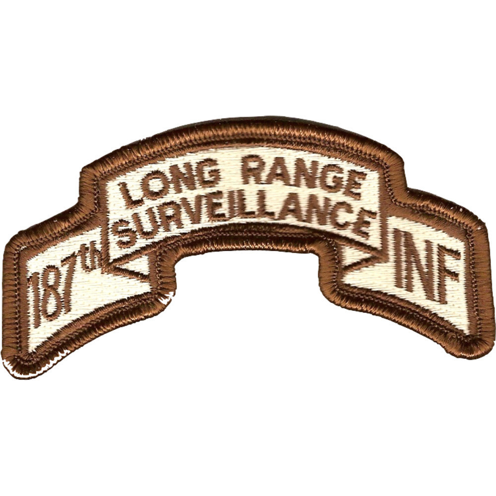187th Patch 187th LRS Infantry Desert Patch | Infantry Patches | Army Patches ...