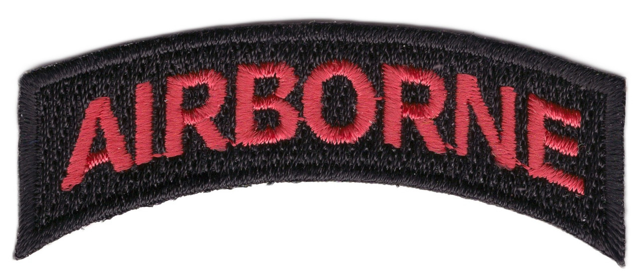 Operator Rocker Patch Army Airborne Rocker Patch Red