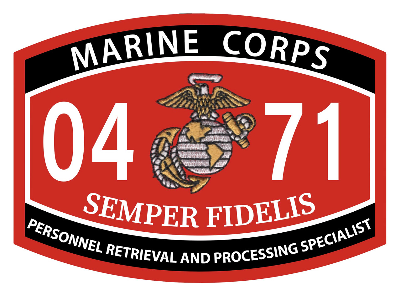 Ps Rate Patch 0111 Administrative Specialist USMC MOS Patch