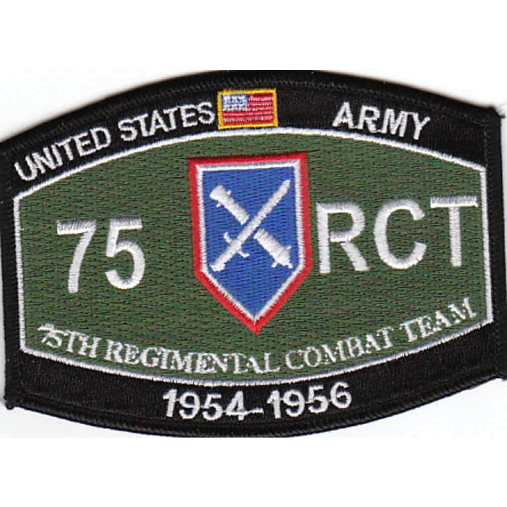 75th Regimental Combat Team Military Occupational Specialty MOS Rating ...