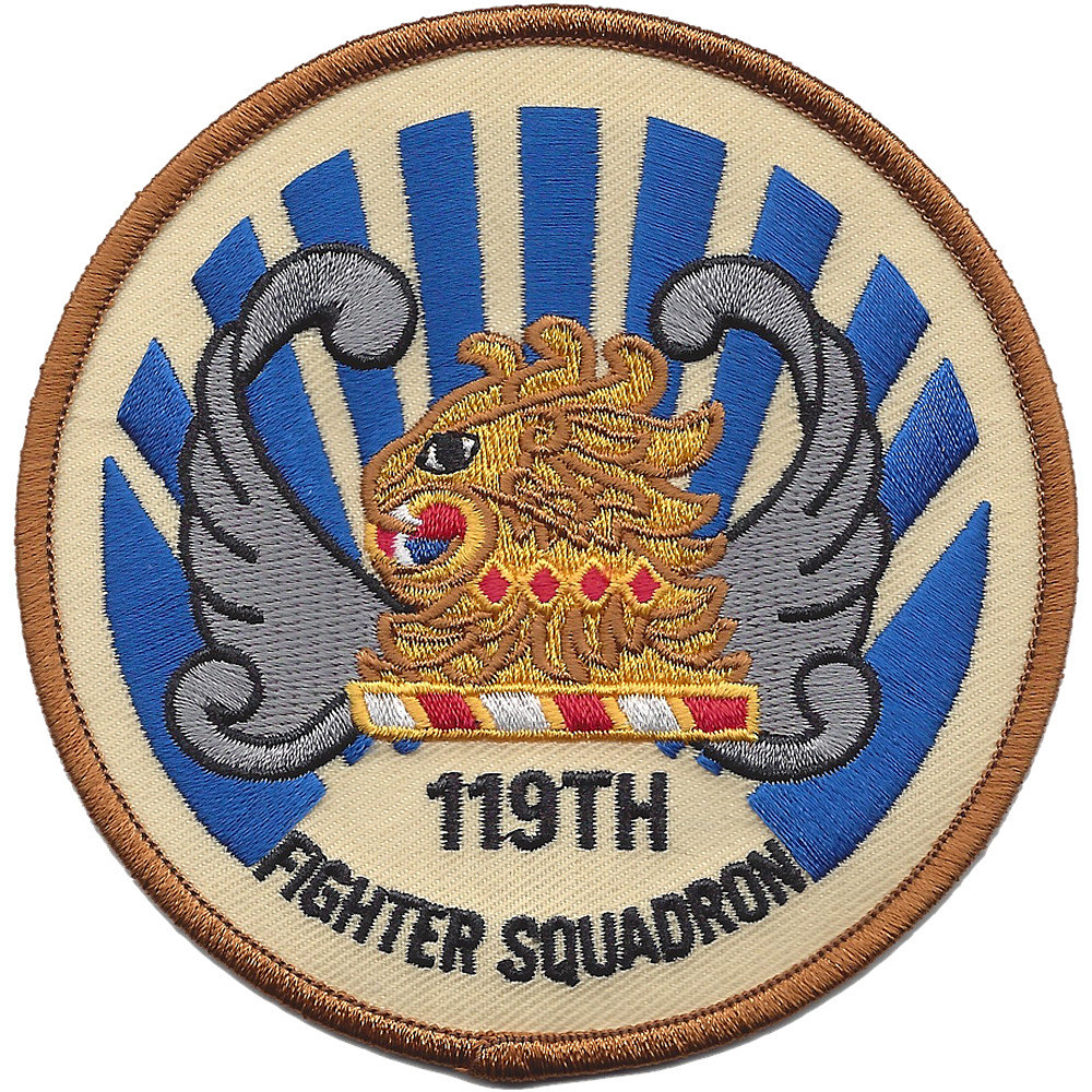 USAF 119th Fighter Squadron パッチ 119th Fighter Squadron Patch | Squadron Patches | Air Force