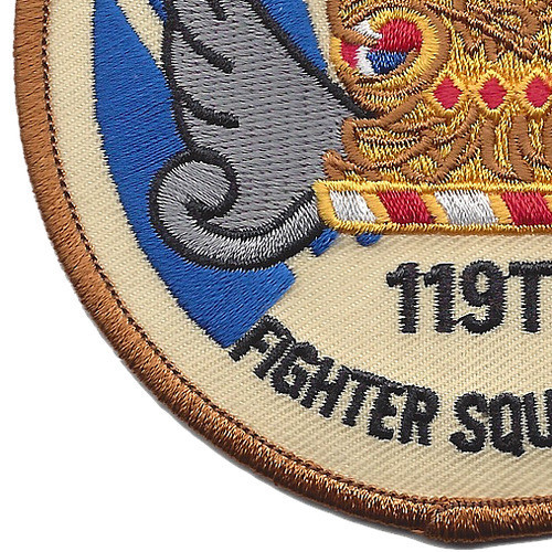 USAF 119th Fighter Squadron パッチ 119th Fighter Squadron Patch | Squadron Patches | Air Force