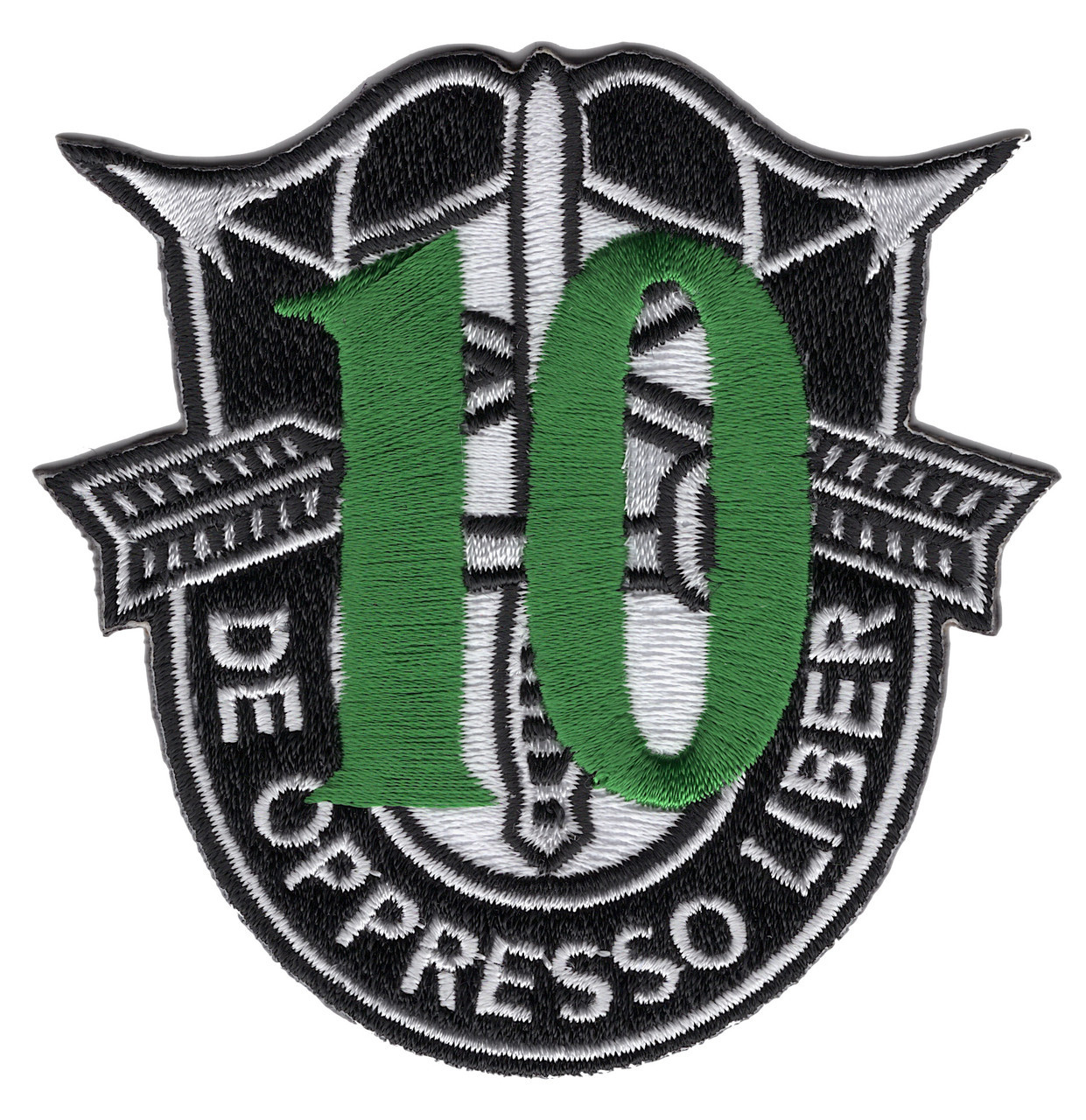 10th Special Forces Group Crest Green 10 Patch | Special Forces
