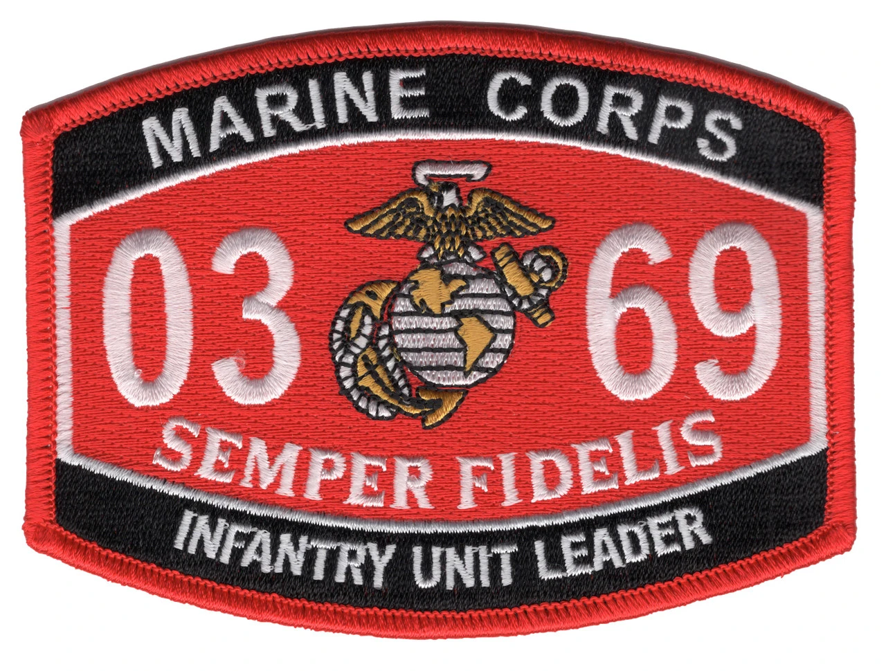 0369 Mos Code 0369 Infantry Unit Leader MOS Patch | MOS Patches | Marine Patches ...