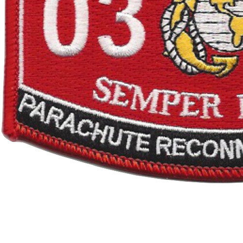 0323 Parachute Reconnaissance Man MOS Patch | MOS Patches | Marine