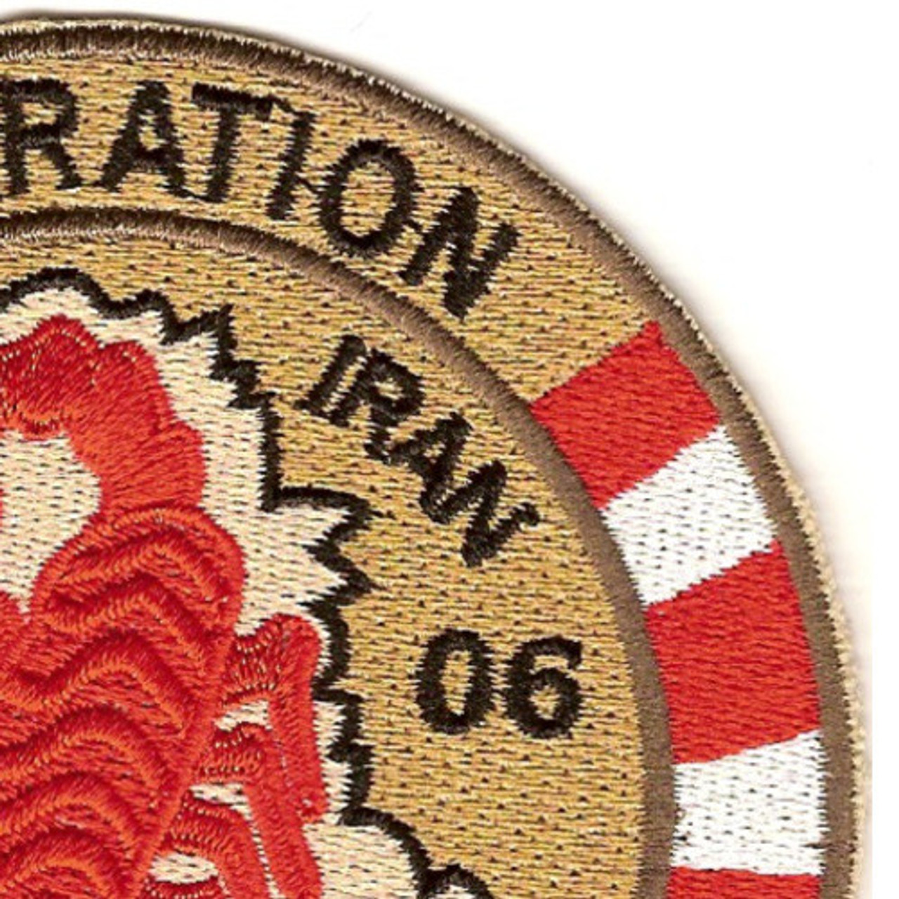 Operation Desert Scorpion Patch Red