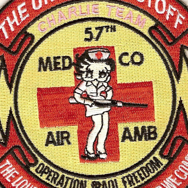 57th Medical Company Charlie Team Air Ambulance Patch | Aviation