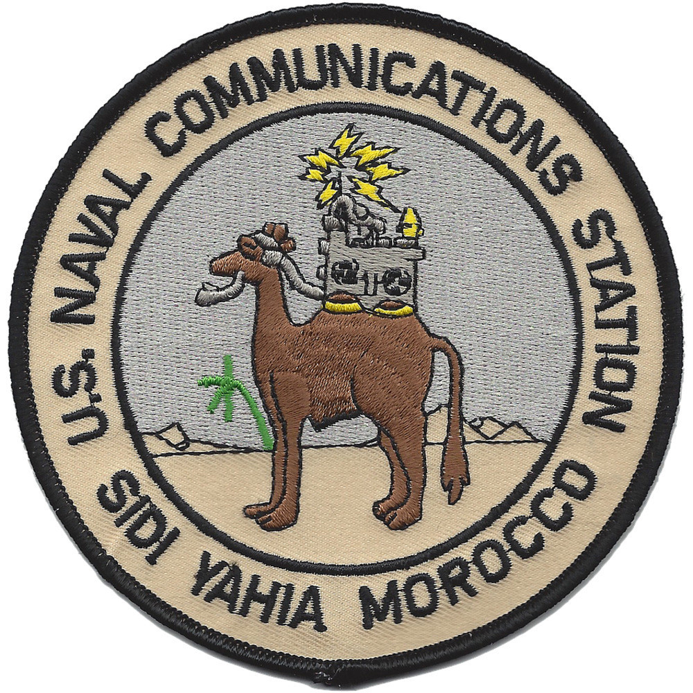 Naval Communications Station Sidi Yahia, Morocco Patch | Base Patches ...
