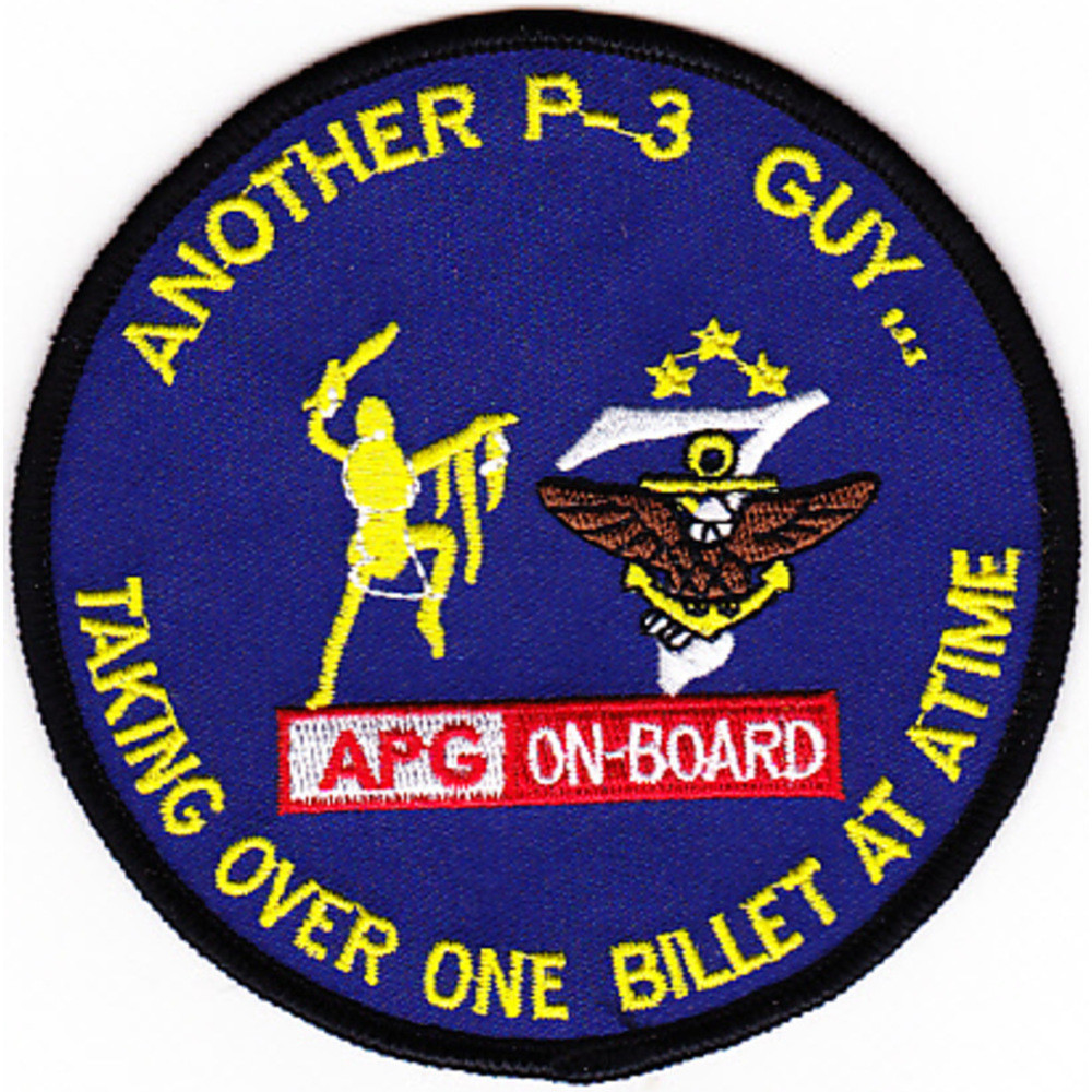 P-3 Orion Guy Apg On Board Patch | Squadron Patches | Navy Patches