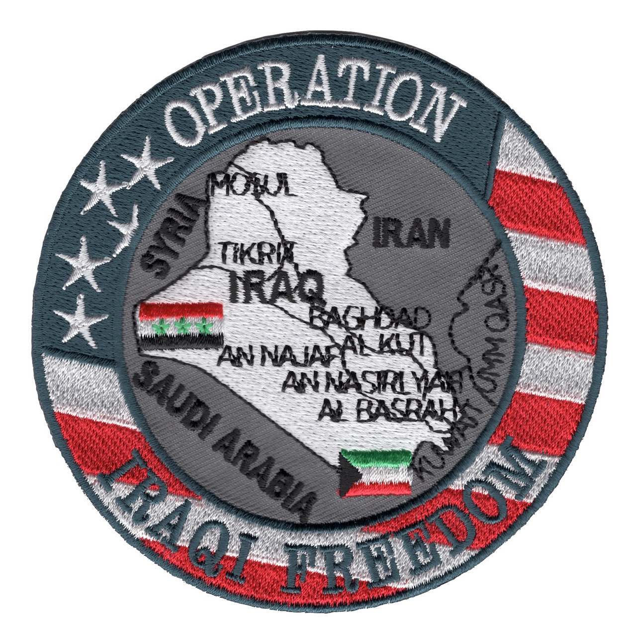 Operation Iraqi Freedom Patch Stars And Stripes | Combined