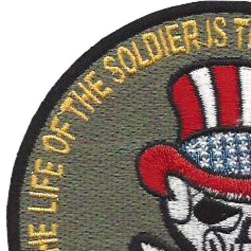Sam One Patch OIF Uncle Sam Skull Patch | Patriotic Patches | Popular Patch
