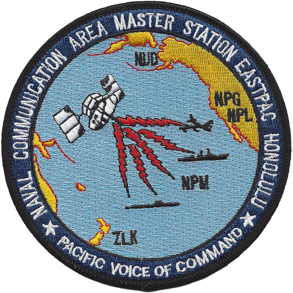 Naval Communication Area Master Station Eastpak Honolulu Hi Patch