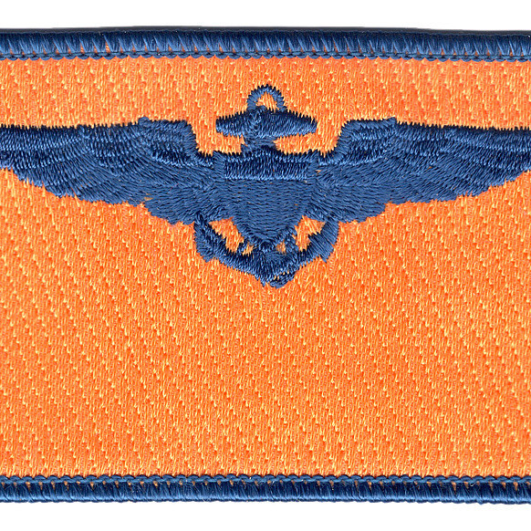 Naval Aviator Pilot Name Tag Patch Blue wings | Squadron Patches