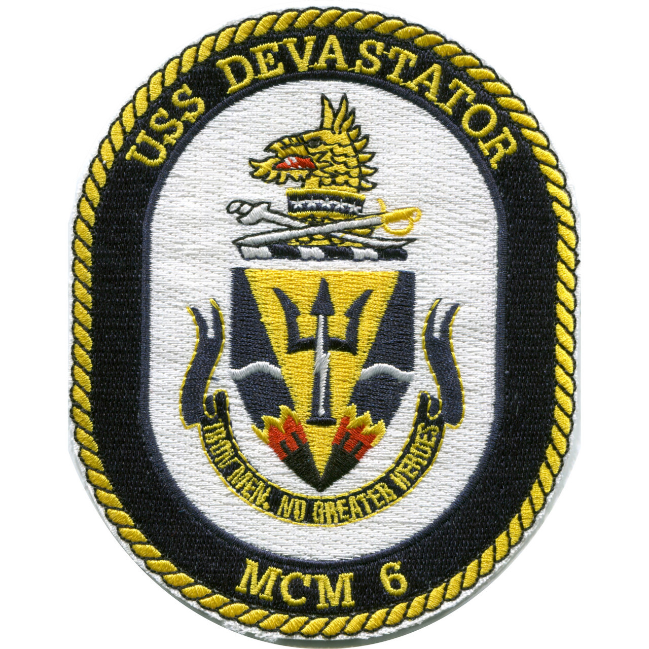 MCM-6 USS Devastator Patch | Ship Patches | Navy Patches | Popular Patch