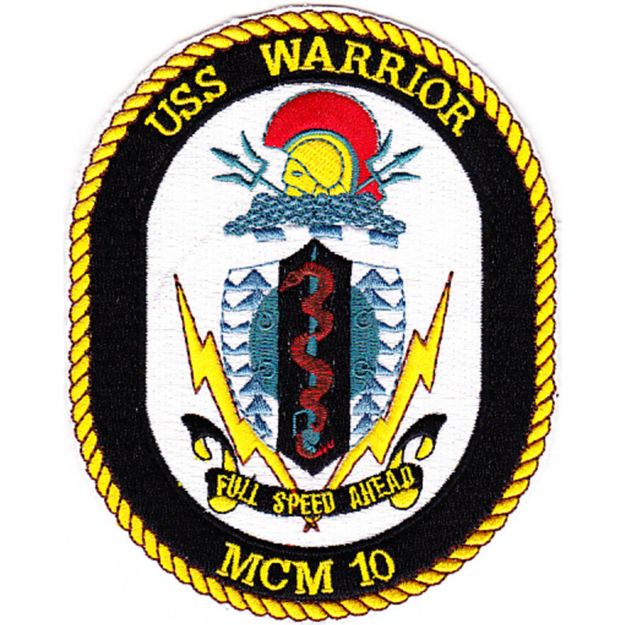 ussキャップ　uss warrior mcm-10 実物　アメリカ軍　新品 ussキャップ uss warrior mcm-10 実物 アメリカ軍 新品