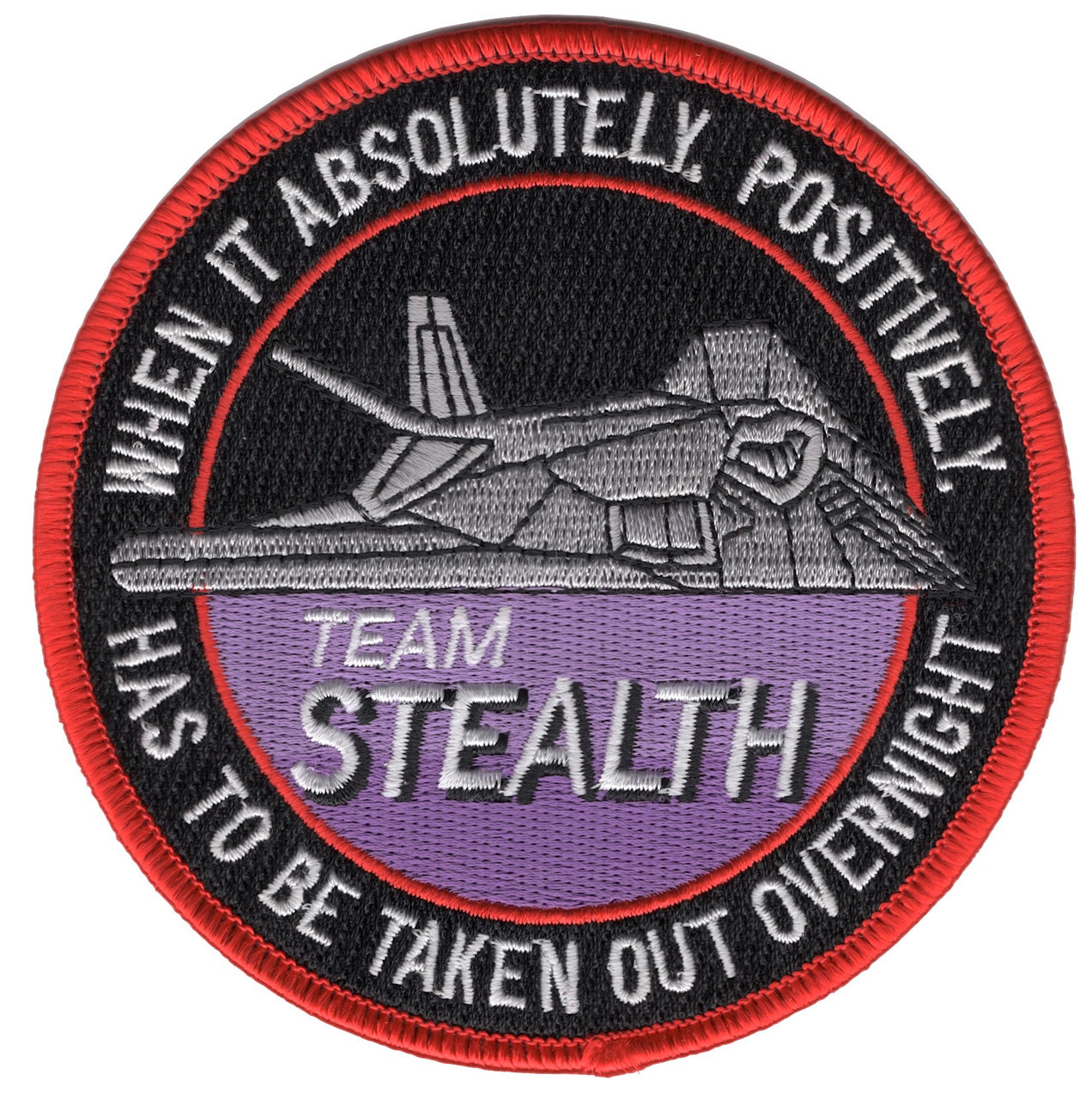 Lockheed F-117 Nighthawk Stealth Fighter Team Patch | Specialty Patches ...