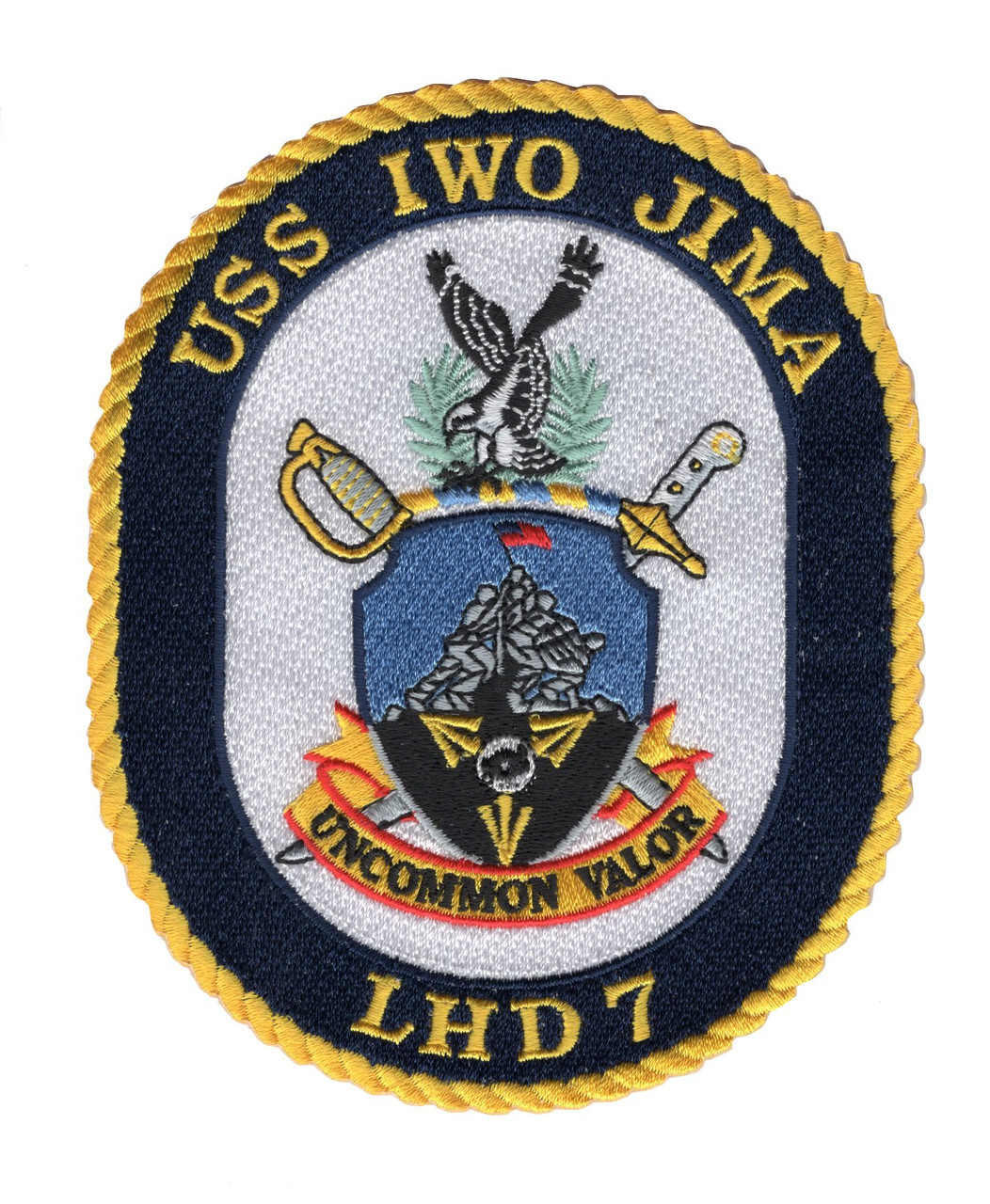 USS Iwo Jima LHD-7 Patch Amphibious Assault Ship | PopularPatch