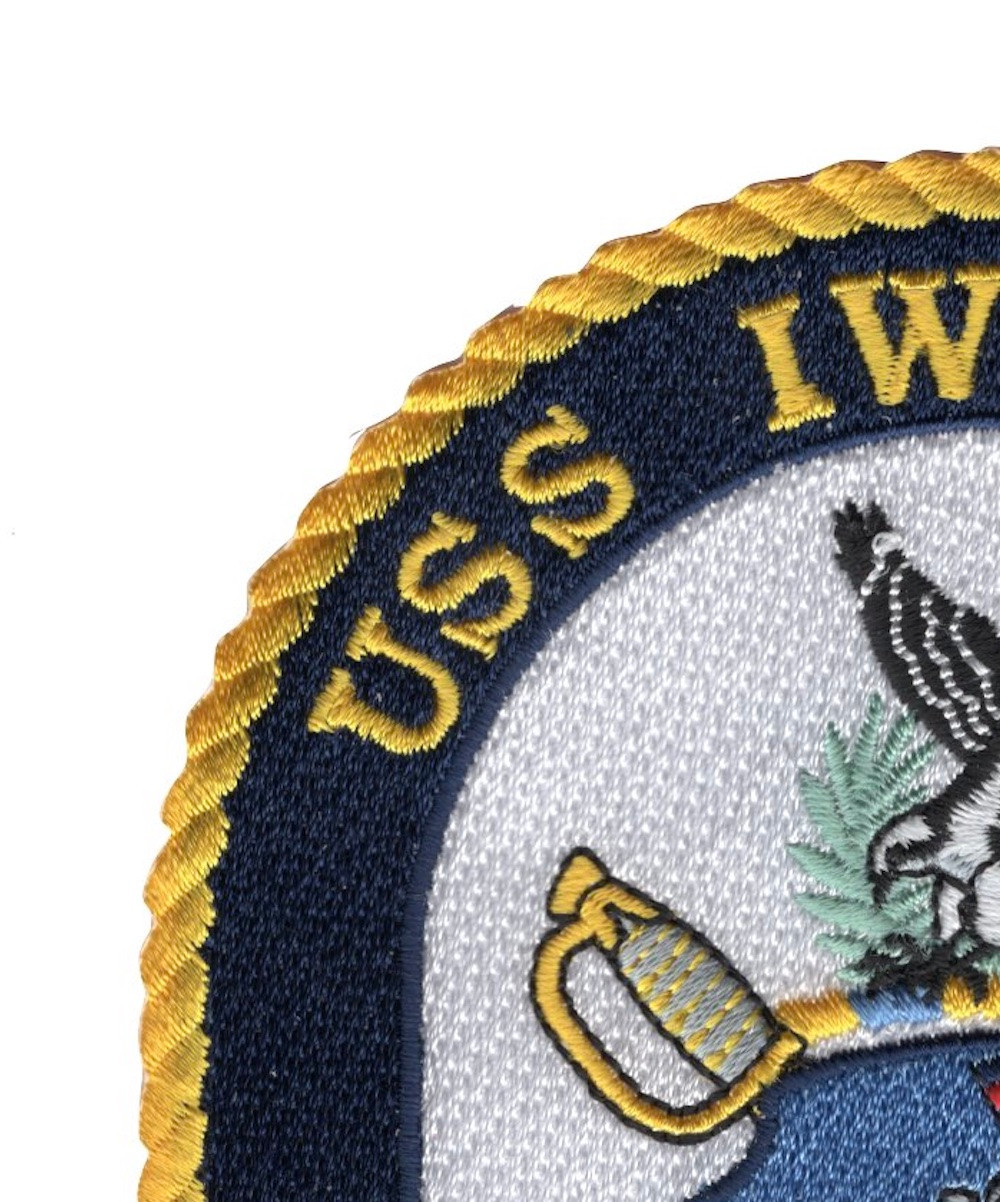 USS IWO JIMA LHD 7 ミリタリーワッペン 2枚セット LHD-7 USS Iwo Jima Amphibious Assault Ship Patch | Amphibious Ship
