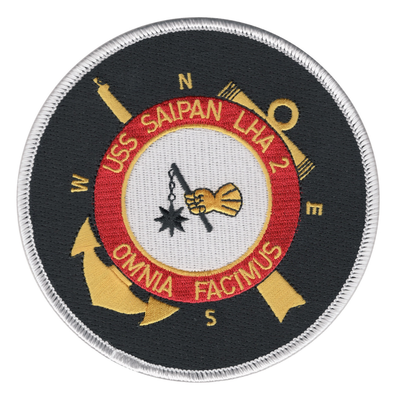 LHA-2 USS Saipan Patch - Version A