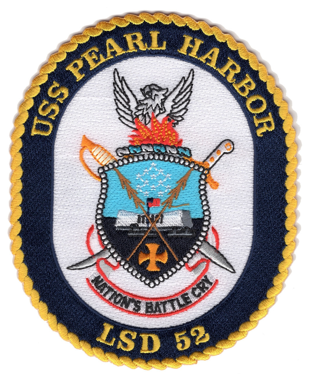 LSD-52 USS Pearl Harbor Patch | Amphibious Ship Patches | Navy