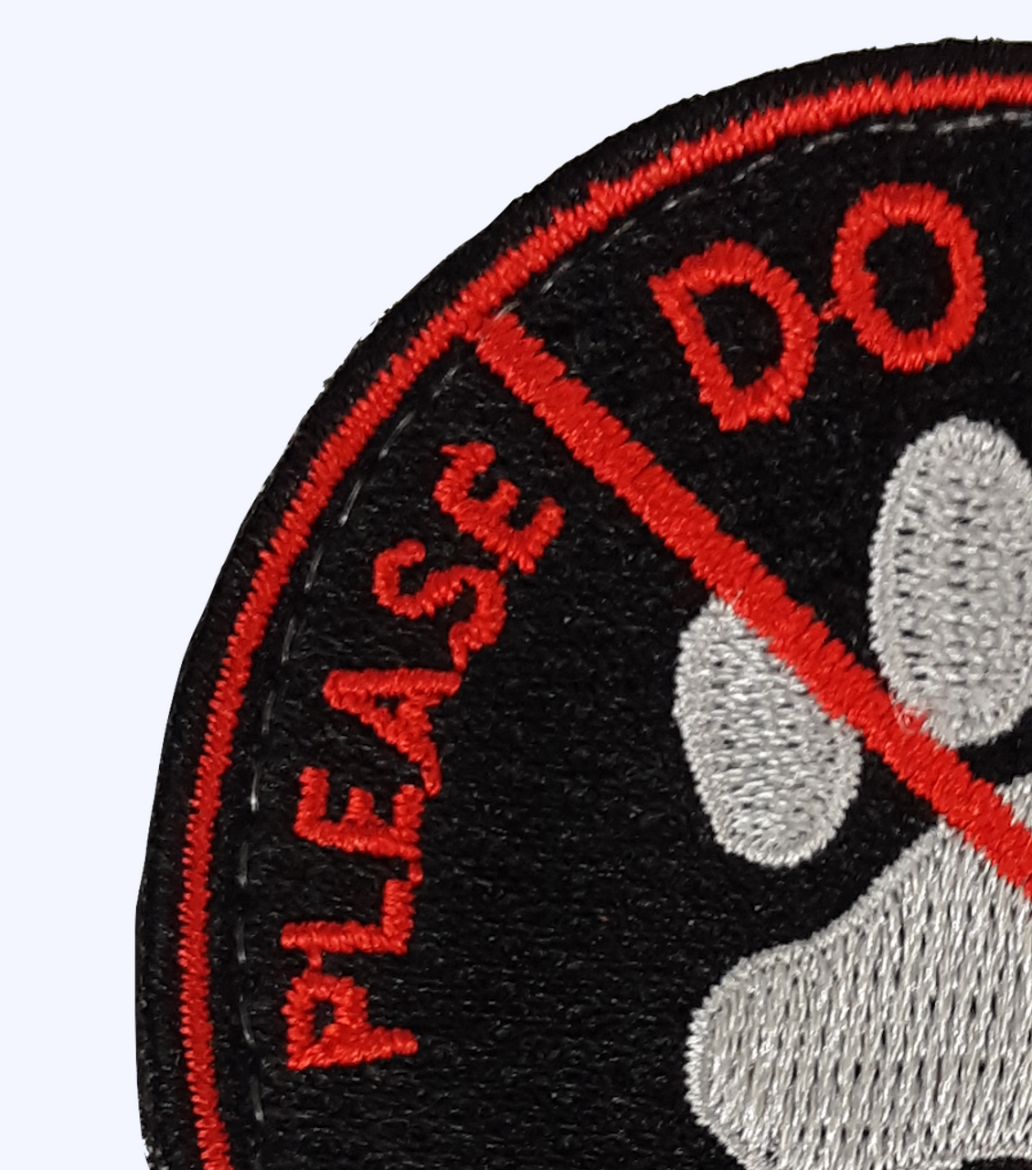 Do Not Pet - Service Dog Patches Personalize Color and Size - Pet