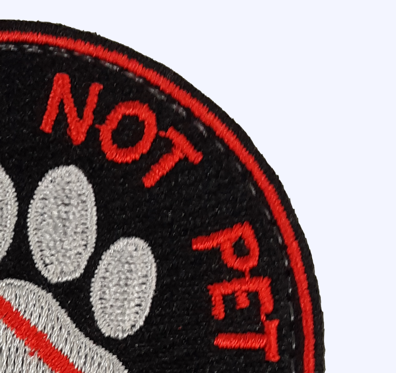 Embroidered SERVICE DOG Do Not Pet Patch, BrilliantK9