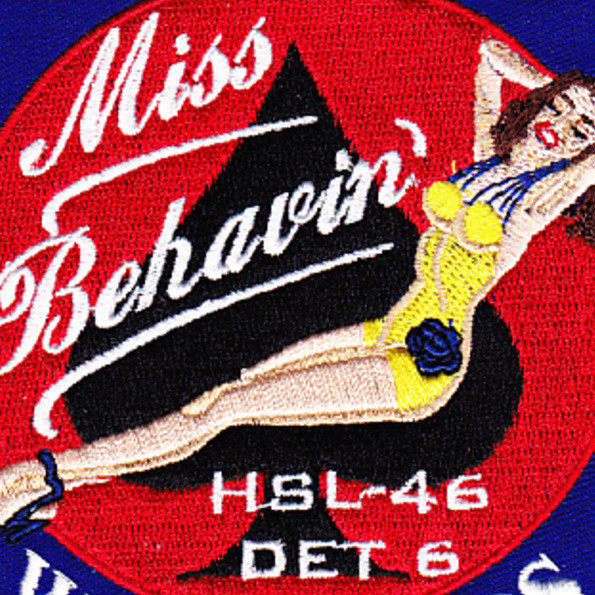 HSL-46 Det 6 Patch Miss Behavin Wildcards | Helicopter Patches