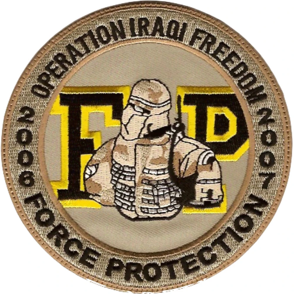 Force Protection Operation Iraqi Freedom Patch | Unit Patches | Army ...